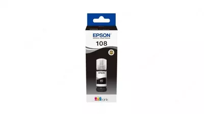 Краска Epson 108 BK.