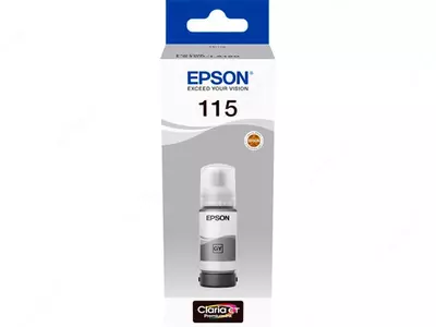 Краска Epson 115 EcoTank Grey. Краска Epson 115 EcoTank Grey.