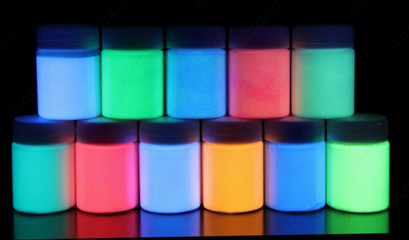 Светящаяся краска Noxton Люминофор светится в темноте ТАТ 33