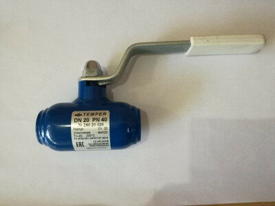 Кран шаровый DN25 PN40 резьбовой Temper 28020025 Оптом и розница
