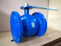 Кран шаровый DN150 PN16 Temper 28620150 фланцевый под задвижку