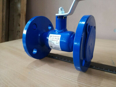 Кран шаровый DN25 PN40 фланцевый стальной под задвижку Temper 28620025 - 321 200 сум / шт.