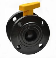 Химстойкий фланцевый Кран Шаровый полнопроходный из ПКМ ШК-1-032-3-2-1-1 Ду32 Ру25