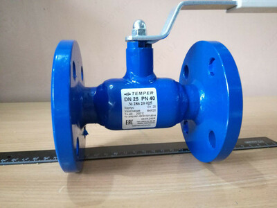 267 000 сум / шт. Кран шаровый Temper 28620020 DN20 PN40 фланцевый под задвижку