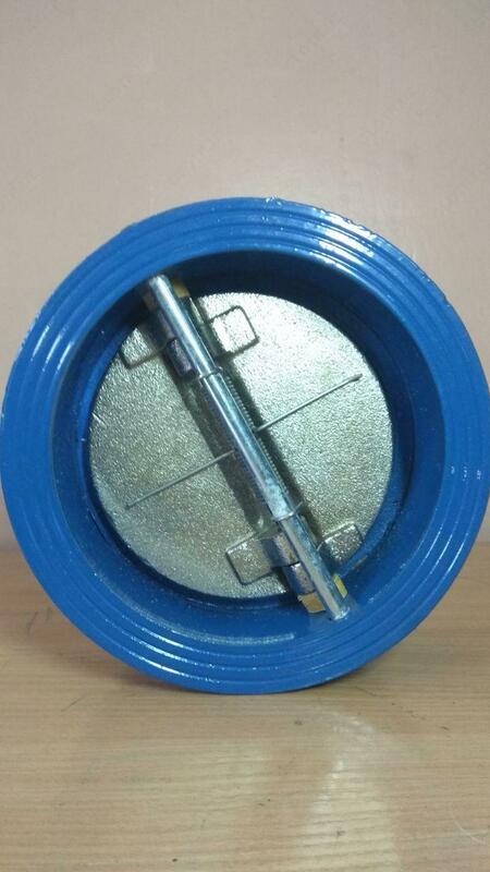 Клапан обратный DN150 PN16 чугунный 2-диск. межфланц.