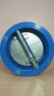 Клапан обратный DN150 PN16 чугунный 2-диск. межфланц.