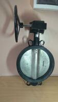   Затвор Ду 300 PN 16 чугунный с чугунным диском и уплотнением EPDM с редуктором  ЧАЗ