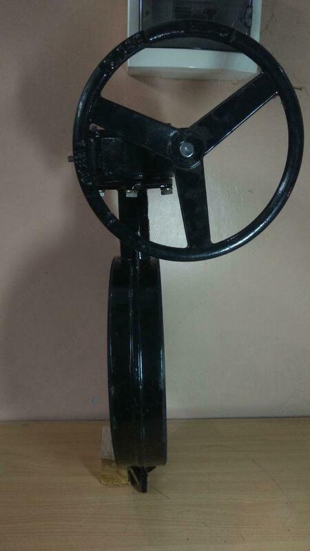  Затвор Ду 300 PN 16 чугунный с чугунным диском и уплотнением EPDM с редуктором  ЧАЗ Оптом и розница