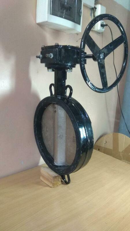  Затвор Ду 300 PN 16 чугунный с чугунным диском и уплотнением EPDM с редуктором  ЧАЗ CHANDRA TASHKENT