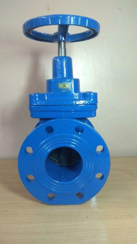 DN 50 PN 16 EPDM kauchuk xanjar bilan 120 ° C gacha bo'lgan quyma temir eshik valfi Ulgurji va chakana