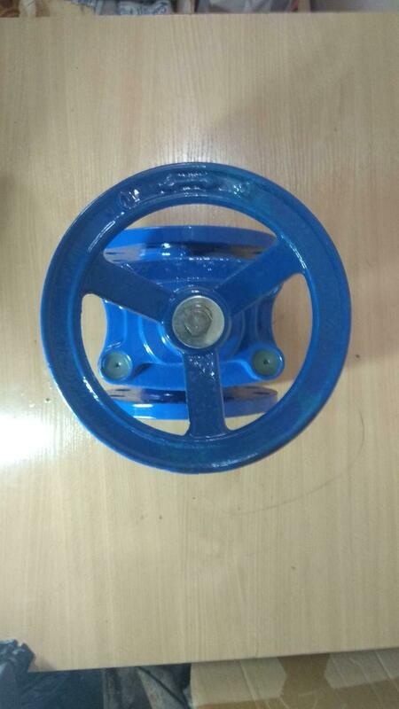 DN 50 PN 16 EPDM kauchuk xanjar bilan 120 ° C gacha bo'lgan quyma temir eshik valfi - CHANDRA TASHKENT