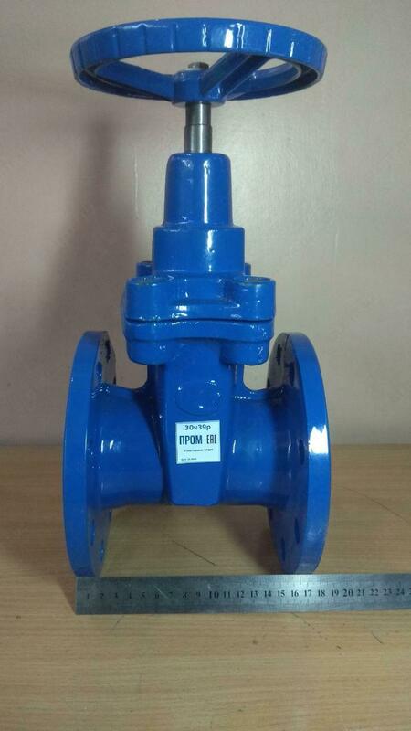 CHANDRA TASHKENT - DN 50 PN 16 EPDM kauchuk xanjar bilan 120 ° C gacha bo'lgan quyma temir eshik valfi