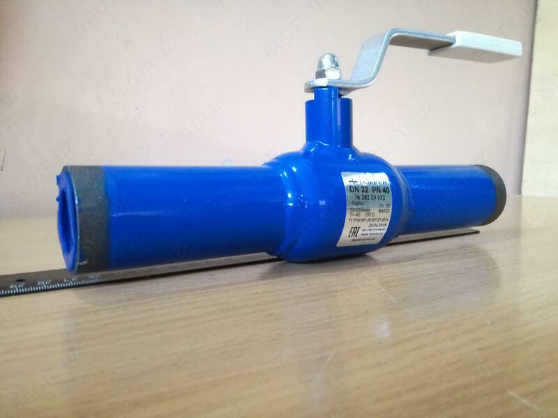 Кран шаровый DN32 PN40 приварной Temper 28220032 - от {0} сум