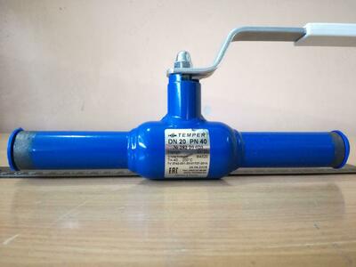 201 600 сум / шт. Кран шаровый DN20 PN40 приварной Temper 28220020