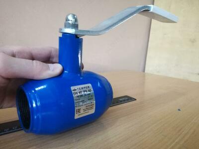 308 000 сум / шт. Кран шаровый DN40 PN40 резьбовой Temper 28020040