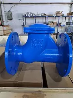 Клапан обратный чугунный шаровой DN100 PN16 фланцевый