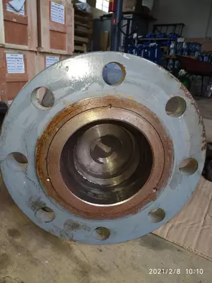 Клапан обратный 19с63нж стальной DN80 PN40 поворотный фланцевый - 1 695 120 сум / шт.