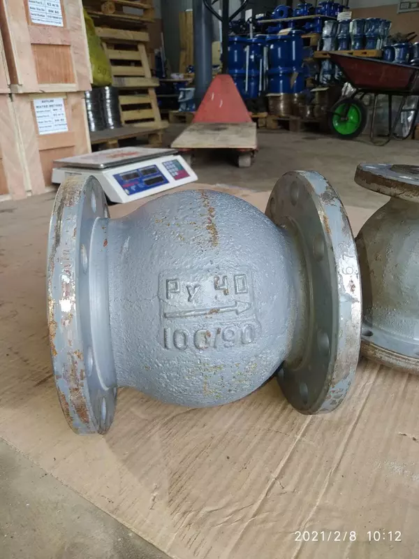 от {0} сум Клапан обратный 19с63нж стальной DN80 PN40 поворотный фланцевый