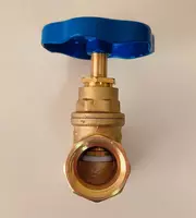   Клапан латунный запорный DN20/15  PN1 6 МПа; т/ф 15Б3р Россия