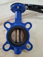 Затвор дисковый DN40 PN16 поворотный межфланцевый EPDM