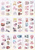  Набор наклеек Kawaii Anime  А6. 9л  артикул STP297 - 