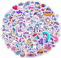 Набор наклеекKawaii Unicorn 1  А6  9л  артикул STP305