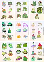  Набор наклеек Kawaii Сute frog  А6  9л  артикул STP313 - 