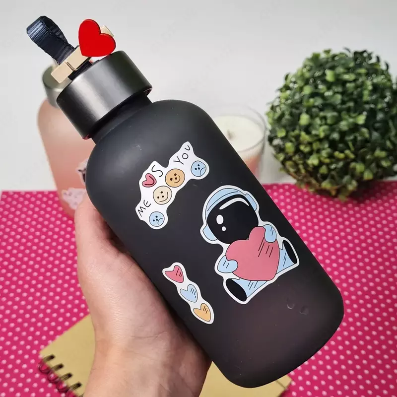  Набор наклеек Love 1  А6  9л  артикул STP318 - Наклейки для телефонов