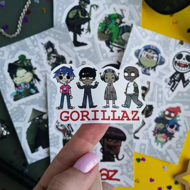  CHANDRA TASHKENT - Набор наклеек Gorillaz А6  9л  артикул STP220