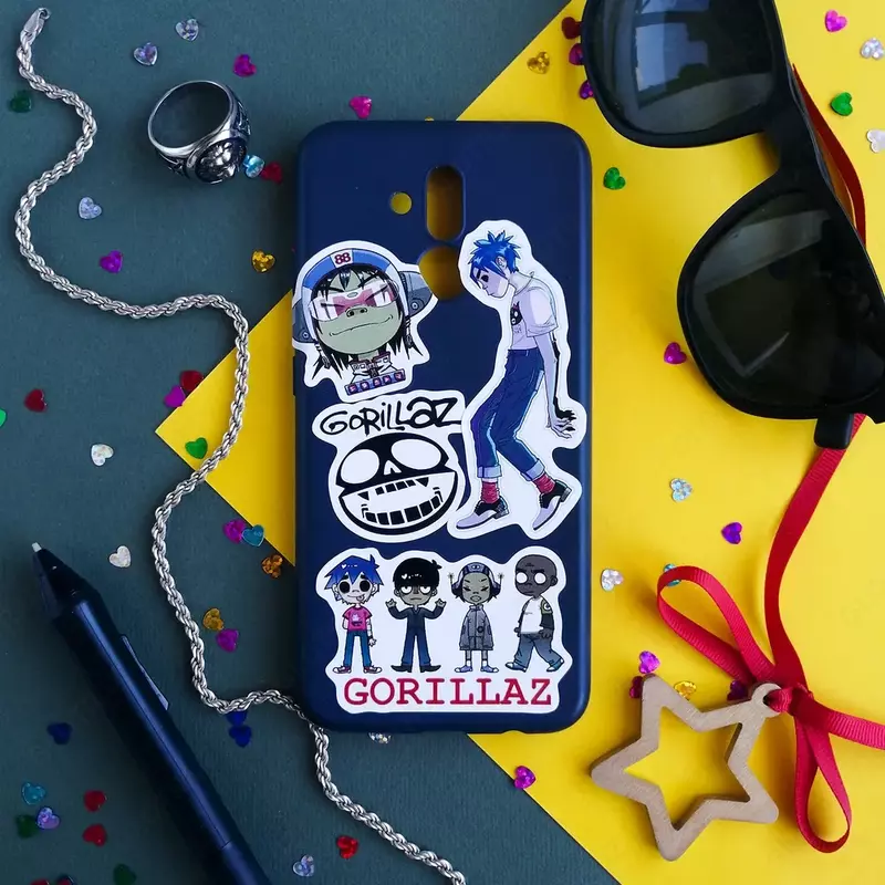  Набор наклеек Gorillaz А6  9л  артикул STP220 Наклейки для телефонов