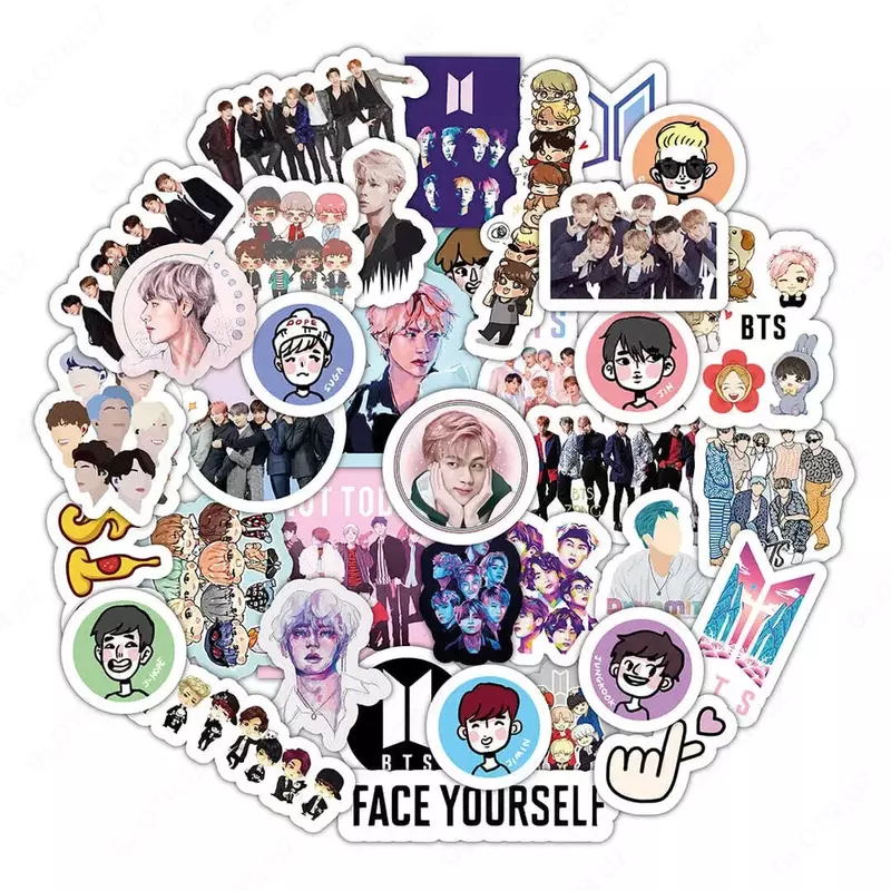 Набор наклеек "BTS" А6