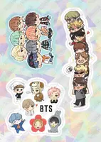 от {0} сум Набор наклеек "BTS" А6