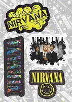 от {0} сум Набор наклеек "Nirvana" А6