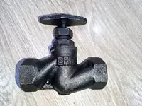  Вентиль запорный чугунный 15ч8п DN20 PN16 CHANDRA TASHKENT