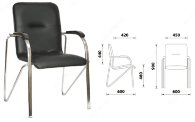 735 500 сум / шт. Офисный стул SAMBA lactic