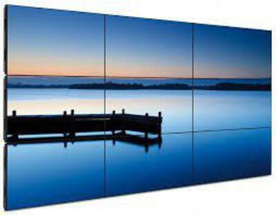 Видеостена 49" из 9 мониторов 3х3