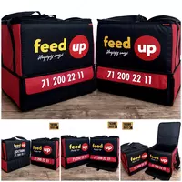 от {0} сум 2х ярусные термосумки для доставки пиццы и фаст-фуда