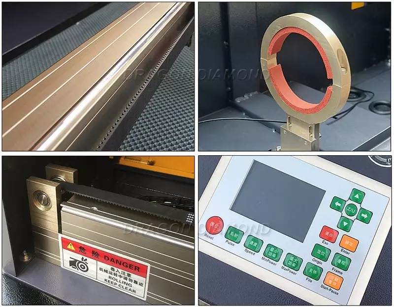 Двухголовочная Лазерная машина для резки LZ-1610 x 2 Dragon Diamond Только в розницу