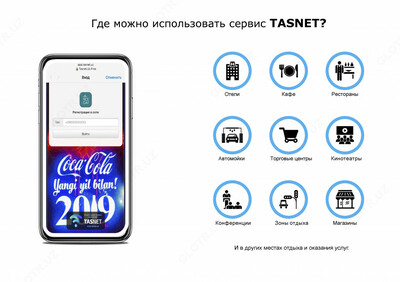 Авторизации пользователей в сети WI-FI (TASNET.UZ) - 200 000 so'm