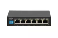 Коммутатор PoE Extralink EUROS v2 4x100Mb/s PoE/PoE + 2 x uplink