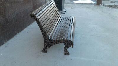 Cкамья с изысканными узорами