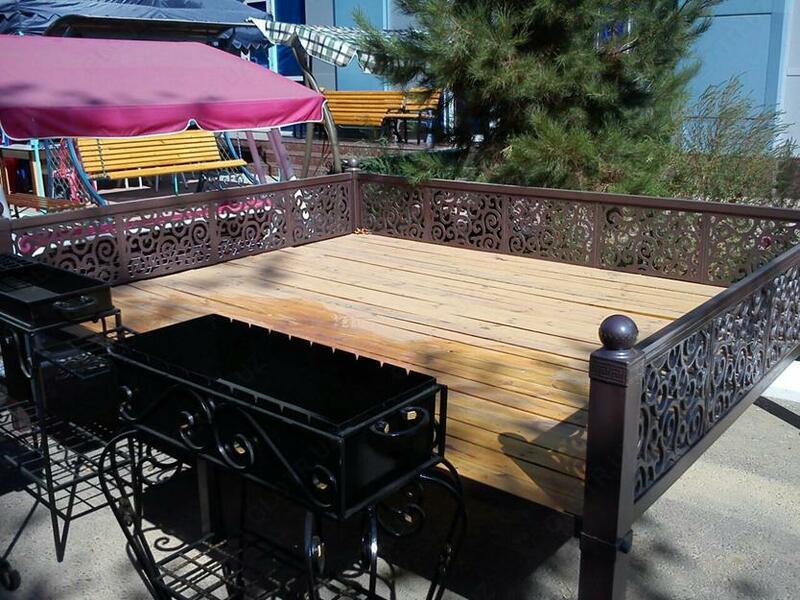 Топчан наружный №1