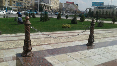 Металлическая ограда  