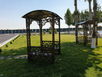 Беседка из стали