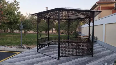 Беседка из стали