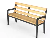 Orqa suyanchiq bilan skameyka Chakana savdo