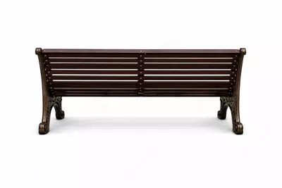 Дизайнерская кованая скамья со спинкой "OHAKCHI" Хусусий Корхонаси