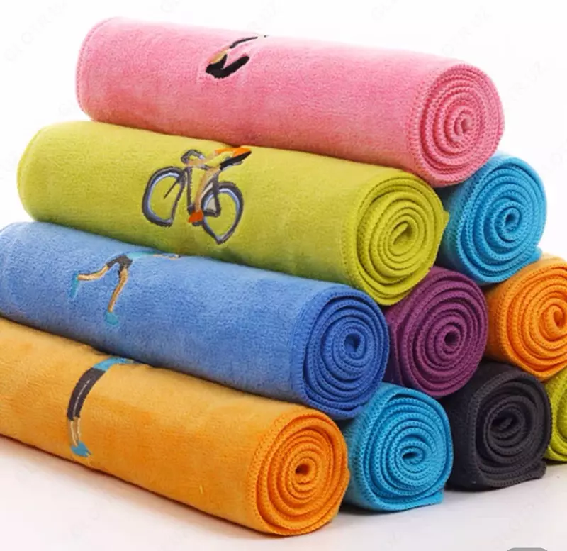 полотенце для йоги из микрофибры