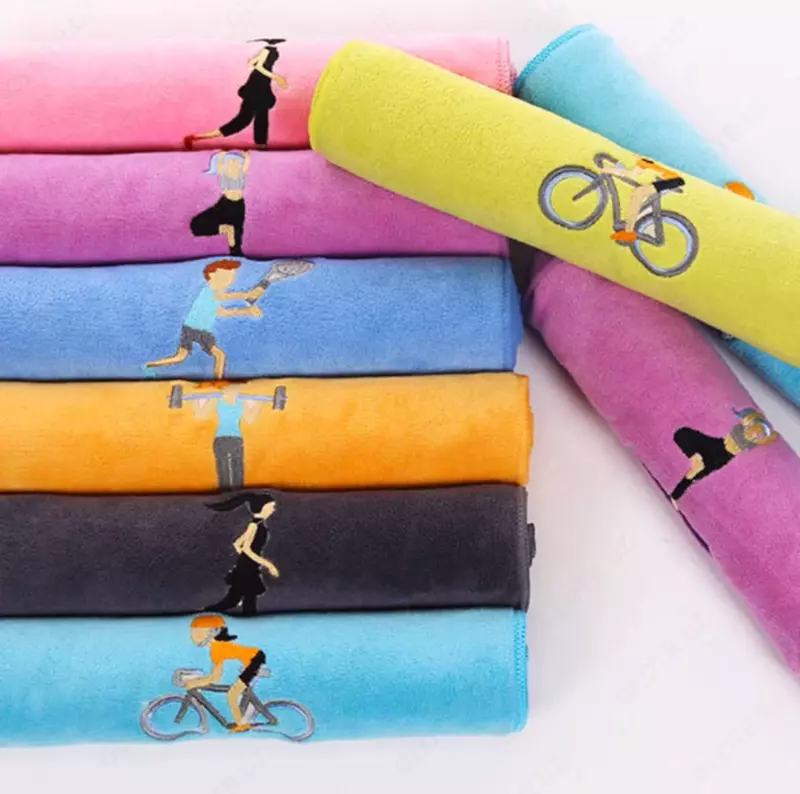 полотенце для йоги из микрофибры Только в розницу