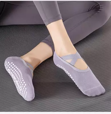 Носки для йоги  пилатеса  фитнеса  танцев и гимнастики  противоскользящие